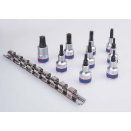 Rail de douilles 1/2 TORX® - 9 pièces