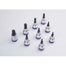 Rail de douilles 1/2 TORX® - 9 pièces