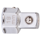 Adaptateur douilles 1/2 sur clé mixte à cliquet 19mm Adaptateur douilles 1/2 sur clé mixte à cliquet 19mm