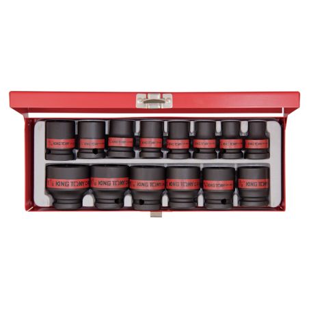 Coffret de douilles à choc 1/214 pièces SAE