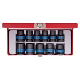 Coffret de douilles à choc 1/2 11 pièces