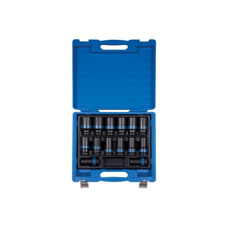 Coffret de douilles à chocs 3/46 pans - 14 pièces