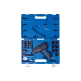 Coffret clé à chocs, douilles et accessoires 1/2 - 15 pièces