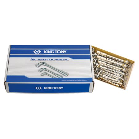 Jeu de 26 clés à pipe 6 à 32mm 6x6pans