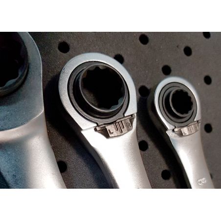 Clé polygonale à cliquet réversible  4 en 1 8-9-10-11mm