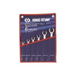 Trousse de 6 clés à tuyauter de 5/8 à 7/8