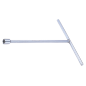 Clé en T avec douille métrique 6 pans
