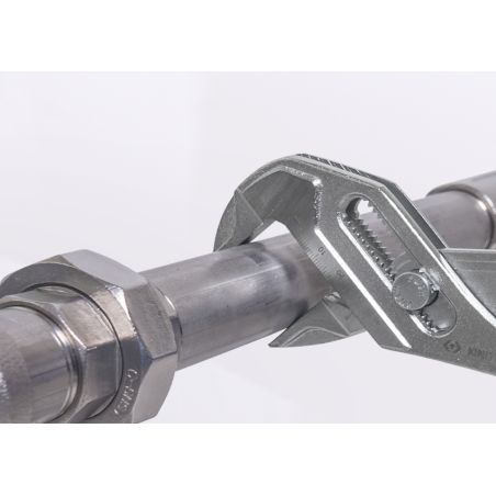 Pince-clé multiprise push button avec graduation 250mm