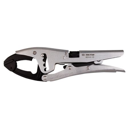 ince-étau à crémaillère (bec articulé)