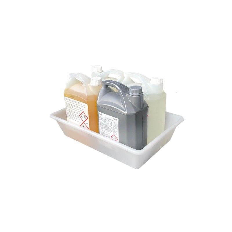 Bac de rétention blanc 500 x 340 x 120mm Bac de rétention blanc 500 x 340 x 120mm