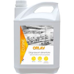 DEGRAISSANT ALIMENTAIRE liquide toutes surfaces ORLAV -0212- Bidon 5L