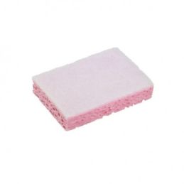 Tampon blanc éponge rose SPONTEX 31 GM - Sachet de 10 (ex129781)