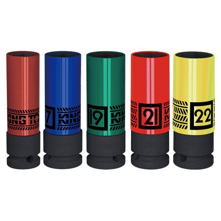 Douille à chocs spéciale jante alu 6 pans 1/2" 