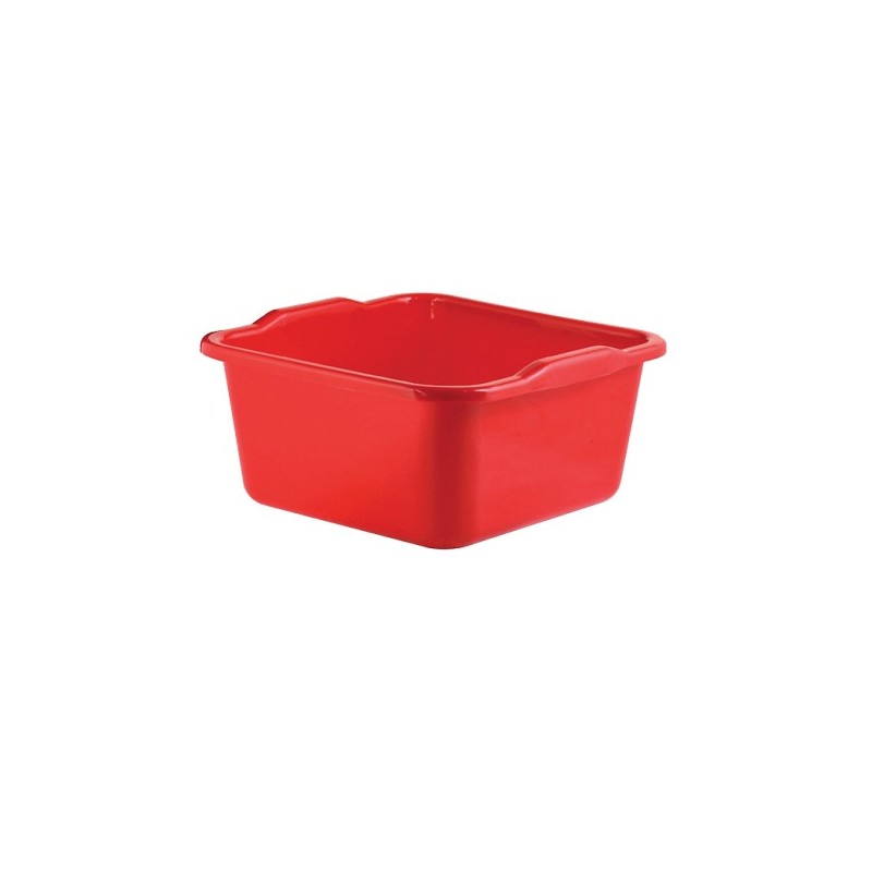 Cuvette carrée en plastique 11L 33x33cm Cuvette carrée en plastique 11L 33x33cm