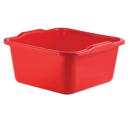 Cuvette carrée en plastique 11L 33x33cm