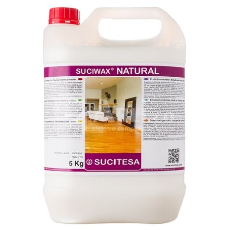 SUCIWAX NATURAL Emulsion de protection sols - Bidon de 5 kgs