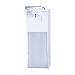 Distributeur de savon microbille en vrac ABS blanc 1L