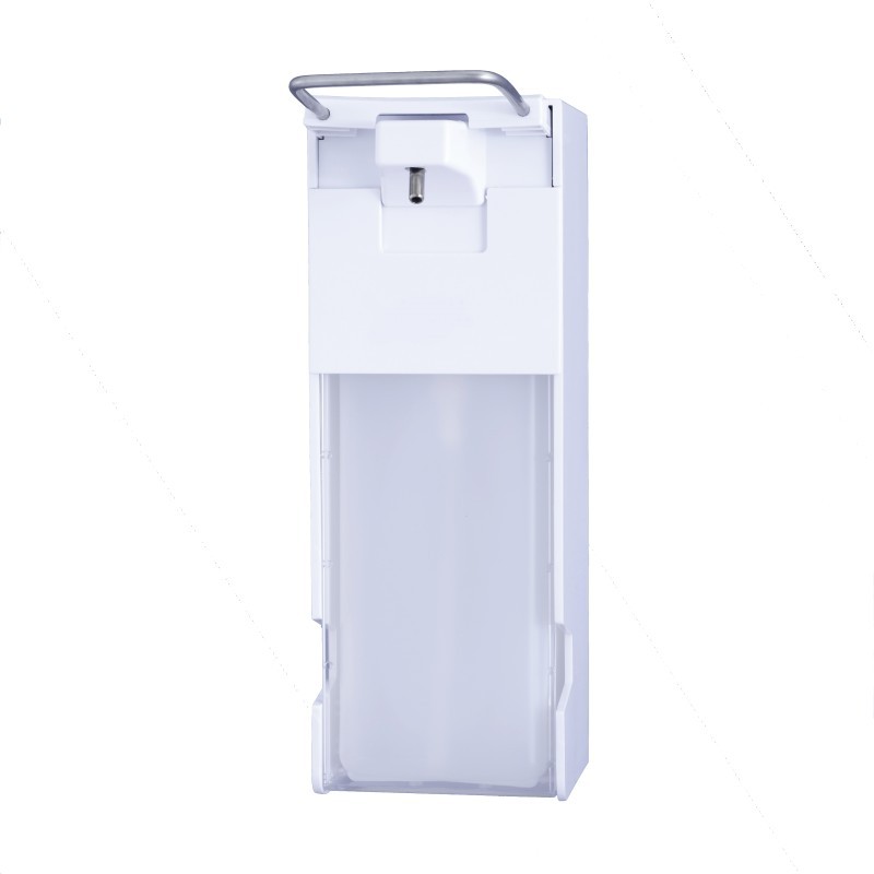 Distributeur de savon microbille en vrac ABS blanc 1L Distributeur de savon microbille en vrac ABS blanc 1L