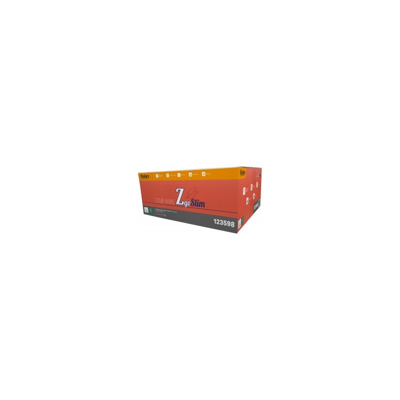 ZGO Slim Essuie-mains Z p. ouate Ecolabel blanc 20.5x24 - Ct 3750 fts ZGO Slim Essuie-mains Z p. ouate Ecolabel blanc 20.5x24 - Ct 3750 fts