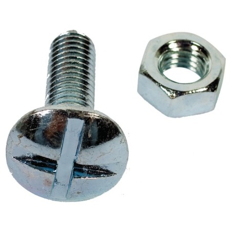 BOULON POELIER 6X20 ZINGUE 4.8 BOITE DE 200