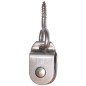 POULIE POLYAMIDE Ø 16 MM PITON INOX 3,5 / 20 KGS POULIE POLYAMIDE Ø 16 MM PITON INOX 3,5 / 20 KGS