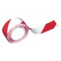 RUBAN DE CHANTIER ROUGE / BLANC 50MM X 100M RUBAN DE CHANTIER ROUGE / BLANC 50MM X 100M