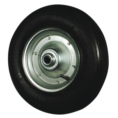 ROUE GONFLABLE CORPS TOLE 260X85 MM 3.00-4 ALESAGE 20 MM