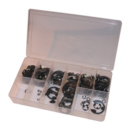 E-CLIPS DU 1/16" AU 7/8" ASSORTIMENT DE 300 PIECES