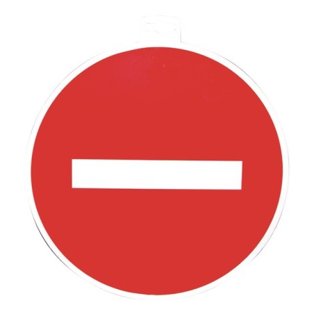 SIGNALETIQUE "SENS INTERDIT"