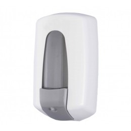 Distributeur pour gel hydroalcoolique ou savon ABS blanc AITANA 900 ml