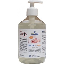 Gel hydroalcoolique BACYDE + GHA  - Parfum citron - Flacon pompe 500 ml