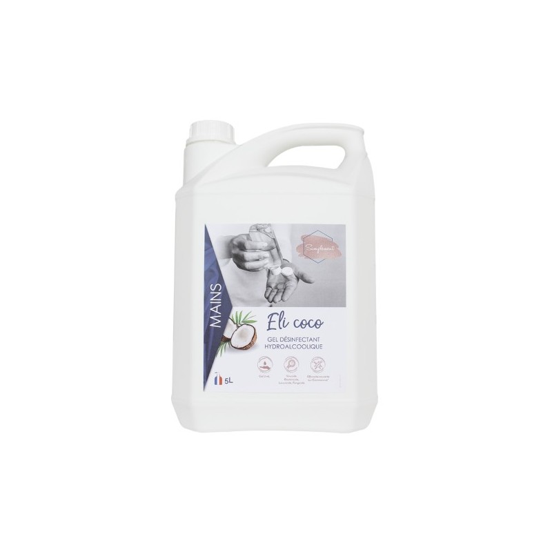Gel hydroalcoolique parfumé - Bidon 5L Gel hydroalcoolique parfumé - Bidon 5L