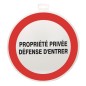 SIGNALETIQUE PROPRIETE PRIVEE DEFENSE D'ENTRER SIGNALETIQUE PROPRIETE PRIVEE DEFENSE D'ENTRER