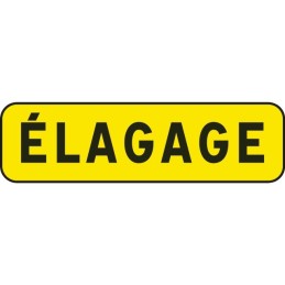 PANNEAU INDICATION 700X200 T1 ELAGAGE