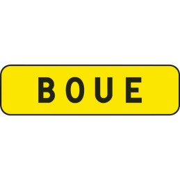 PANNEAU INDICATION 700X200 T1 BOUE
