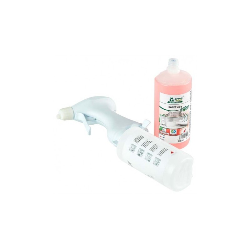 Nettoyant sanitaire SANET DAILY Quick&Easy c2c ECOLABEL - Spray 325ml Nettoyant sanitaire SANET DAILY Quick&Easy c2c ECOLABEL - Spray 325ml