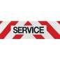 PANNEAU SERVICE REFLECHISSANT 50x15 ADHESIF