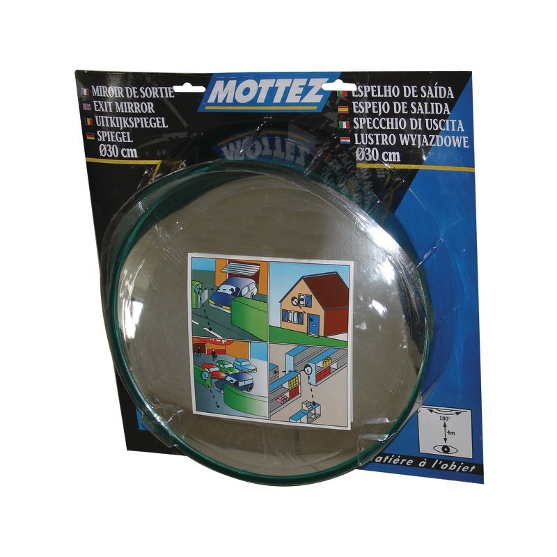 MIROIR DE SORTIE DIA 300MM CASQUE ANTI PLUIE MIROIR DE SORTIE DIA 300MM CASQUE ANTI PLUIE