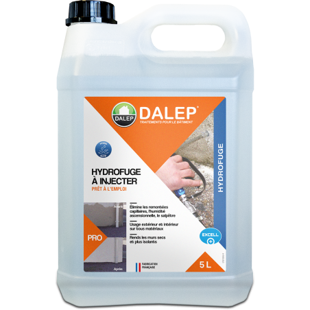 Hydrofuge à injecter