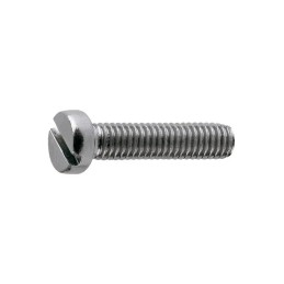 VIS METAUX TETE CYLINDRIQUE FENDUE 4X50 ZINGUE (BLISTER DE 15)