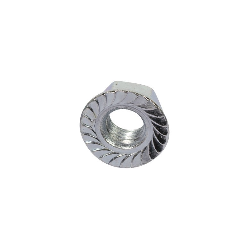 ECROU A EMBASE CRANTEE 8MM ZINGUE 8.8 BOITE DE 200