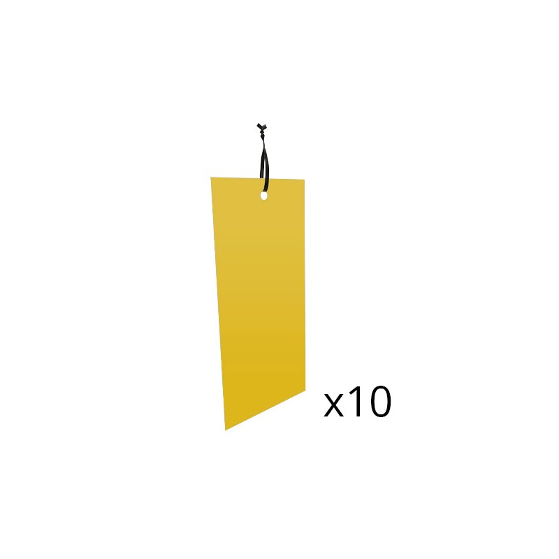 PLAQUES ENGLUEES JAUNES (x10) PLAQUES ENGLUEES JAUNES (x10)