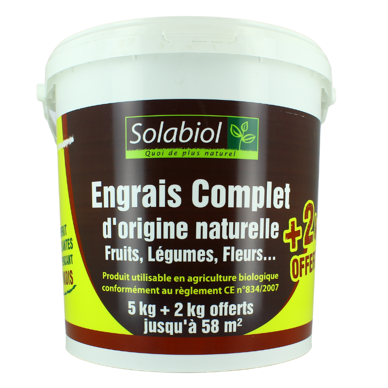 ENGRAIS COMPLET PROMO 5 + 2 kg granulés ENGRAIS COMPLET PROMO 5 + 2 kg granulés