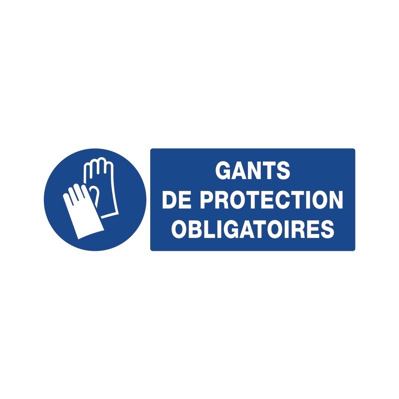GANTS DE PROTECTION OBLIGATOIRES/ADHESIF 330X120MM GANTS DE PROTECTION OBLIGATOIRES/ADHESIF 330X120MM