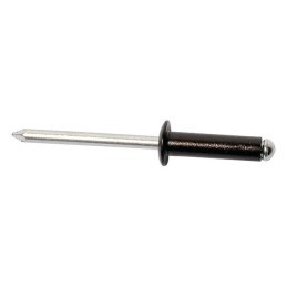 RIVET POP TETE PLATE 4.8X18 ALU/ACIER NOIR