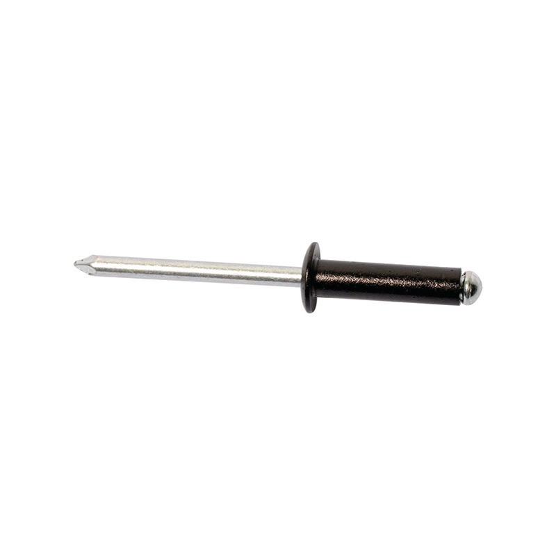 RIVET POP TETE PLATE 4.8X18 ALU/ACIER NOIR
