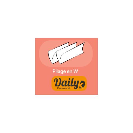 WLISS 3750 Essuie-mains W p. ouate Ecolabel blanc 22x35 - Ct 3750 fts