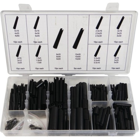 COFFRET 315 GOUPILLES ELASTIQUES TYPE MECANINDUS TECHNI-POWER