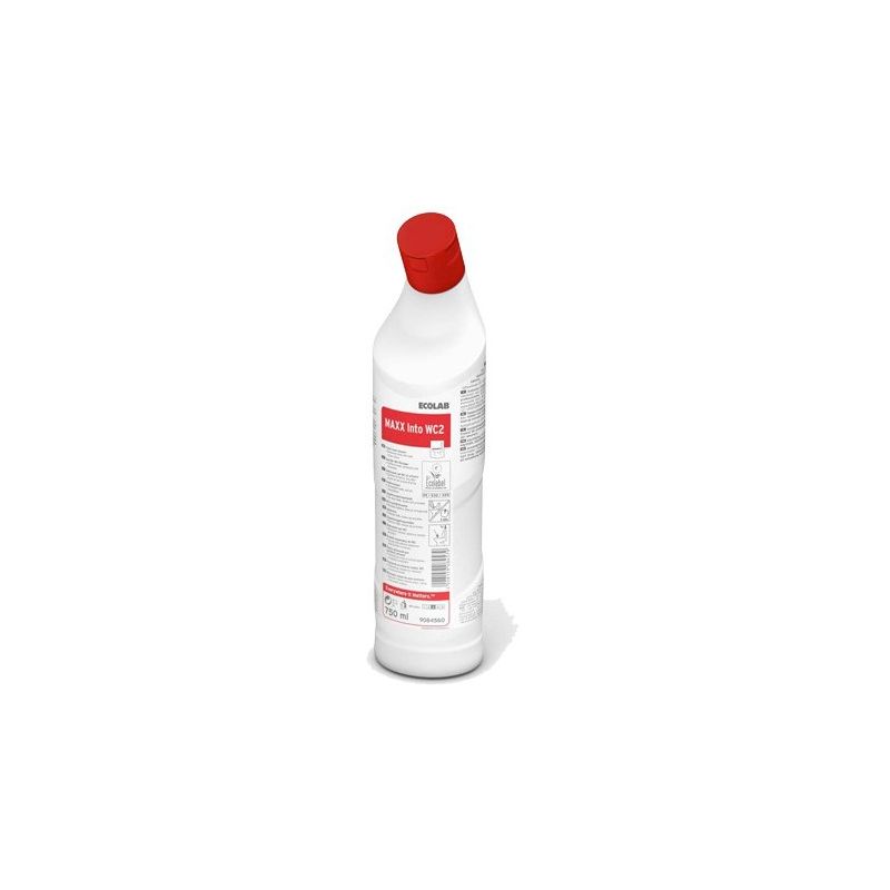Gel wc détartrant MAXX INTO WC 2 ECOLAB - 9084560 Gel wc détartrant MAXX INTO WC 2 ECOLAB - 9084560