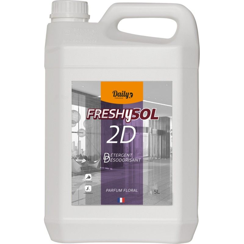 FRESHYSOL 2D Détergent désodorisant sols & surfaces DAILYK 5 Litres
